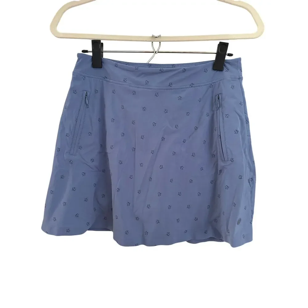 G/FORE Womens Mini Gs Silky Tech Nylon A-Line Golf Skort Size M Like New